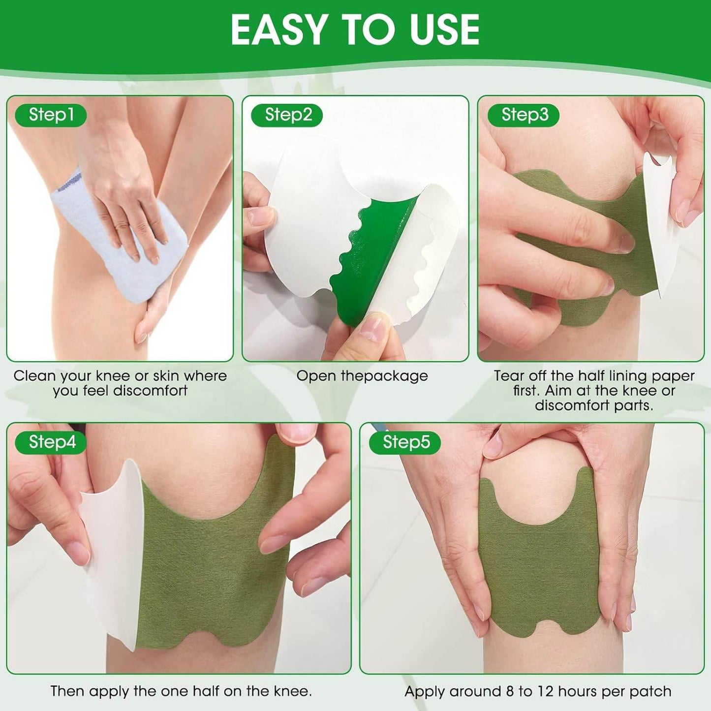 Knee Pain Relief Herbal Knee Pain Relief Patches