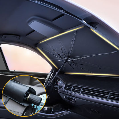 Umbrella Sun Shade for Car Windshield | Stay Cool, Stay Protected!